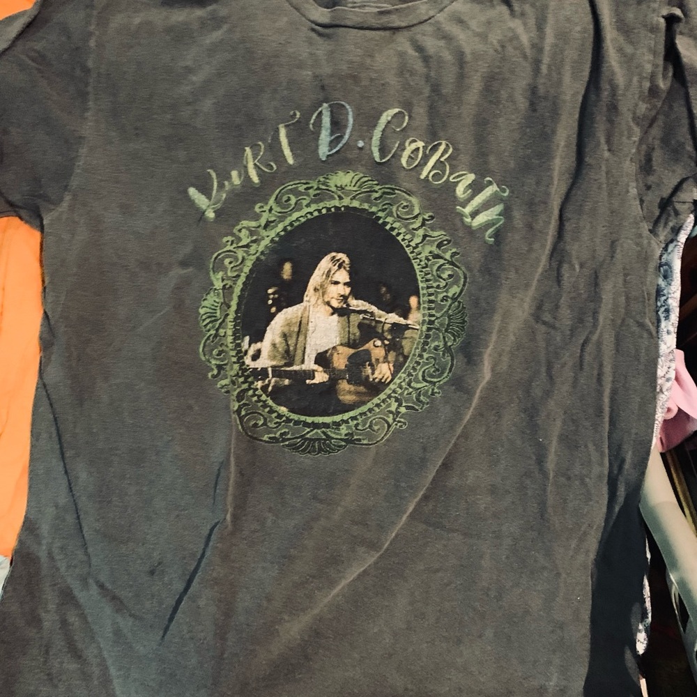 Kurt Cobain vintage 90s last live performance tee